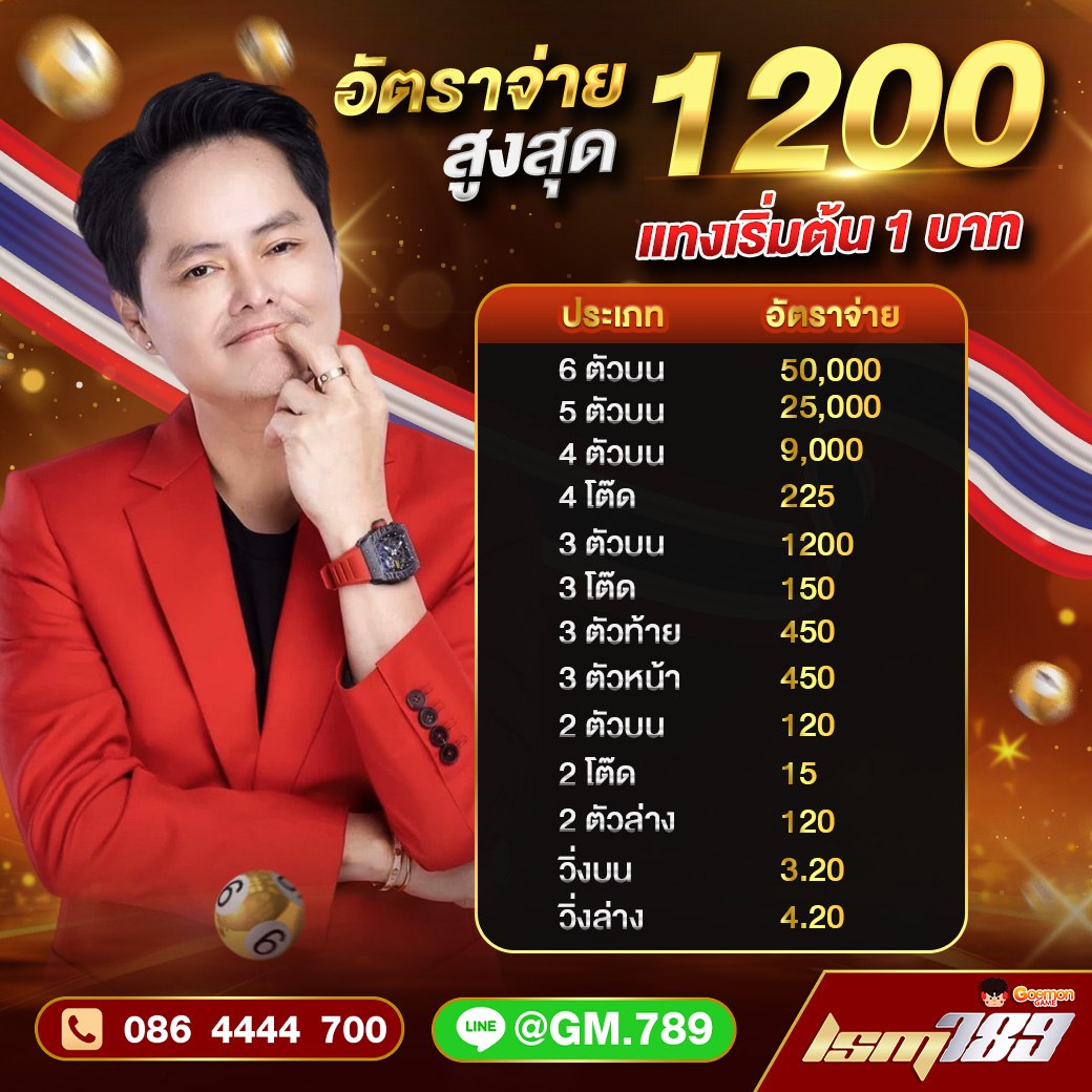 ภาพตารางข้อมูลอัตราจ่าย